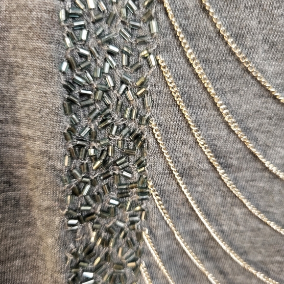 Charlotte Russe Beaded and Chains Adorned Tank Top - Picture 3 of 9